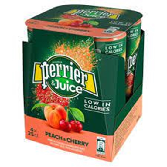 Picture of PERRIER JUICE PEACH/CHERRY 250